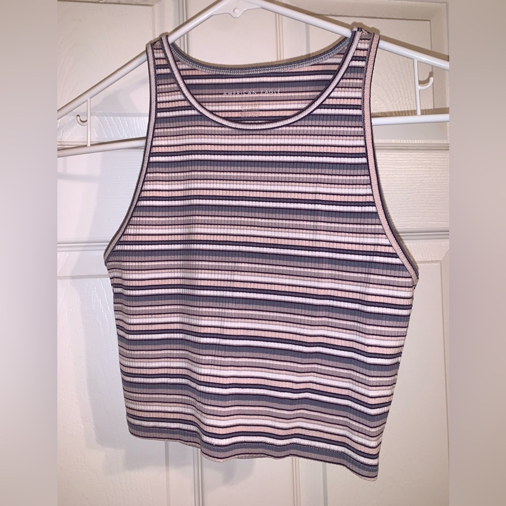 American Eagle striped tank top